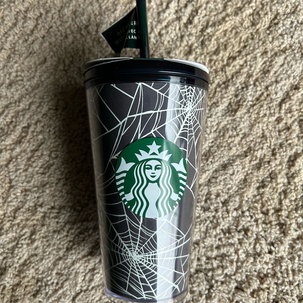 Starbucks Halloween Spiderweb Grande Tumbler